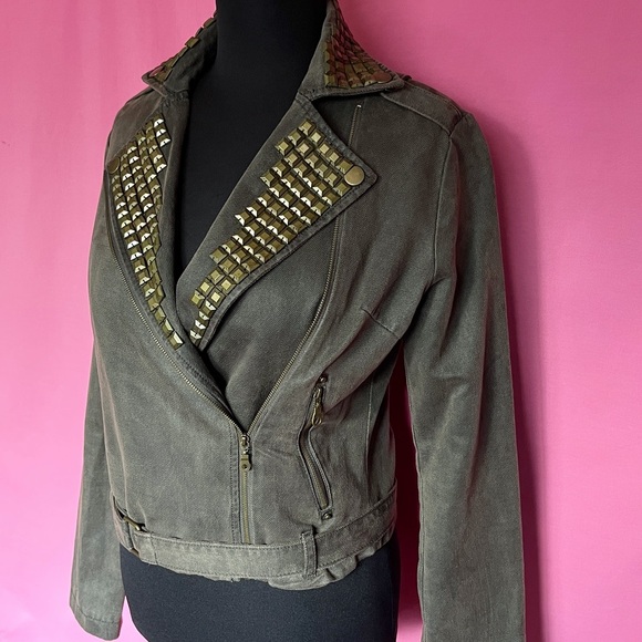 •HP• Nikibiki Studded Moto Jacket - Picture 3 of 13